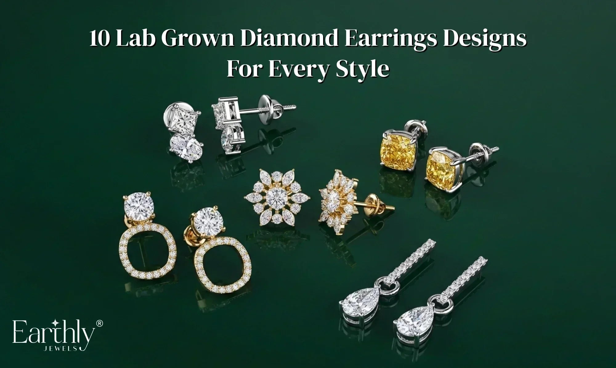 Lab grown diamond earrings for every style