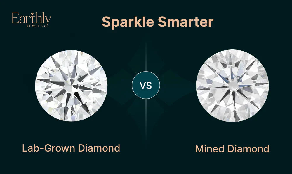 Sparkle Smarter: Lab Grown vs Mined Diamonds in India | Earthly Jewels