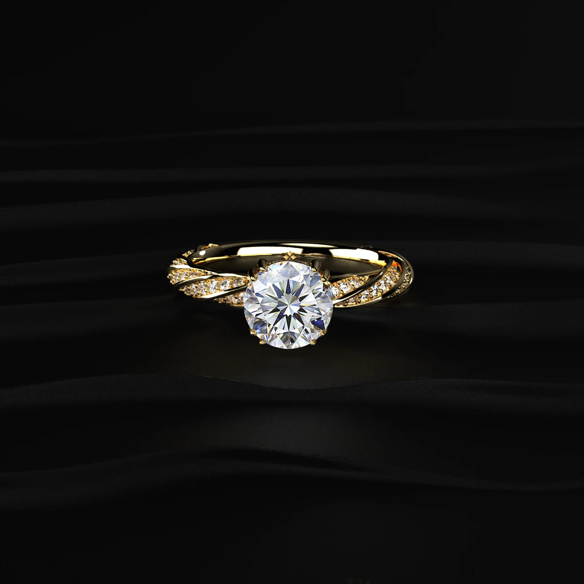 Round Diamond Solitaire Ring
