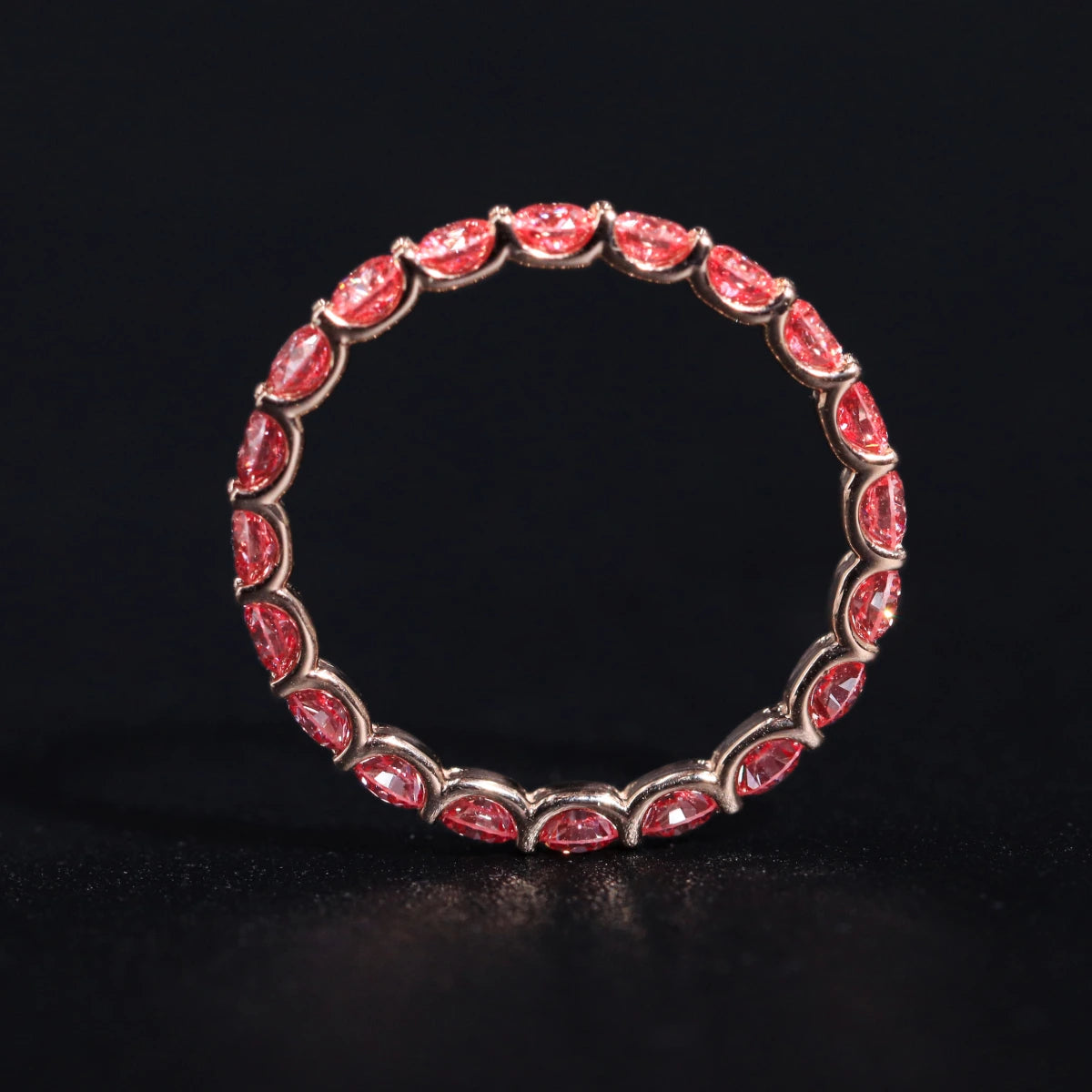 Pink Diamond Eternity Band | Earthly Jewels