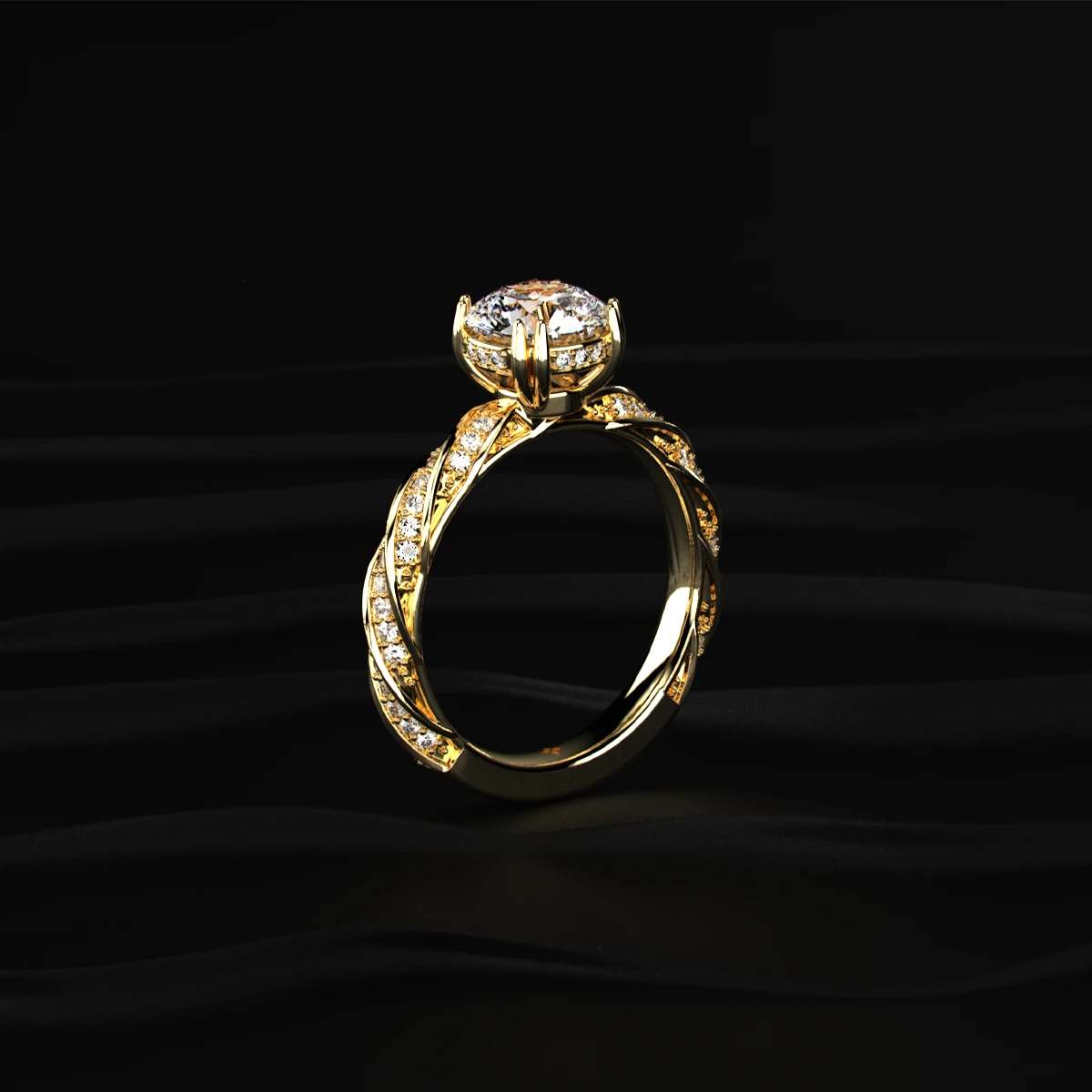 Round Diamond Ring