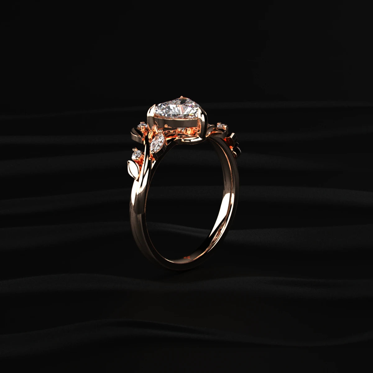 Heart Shape Diamond Ring