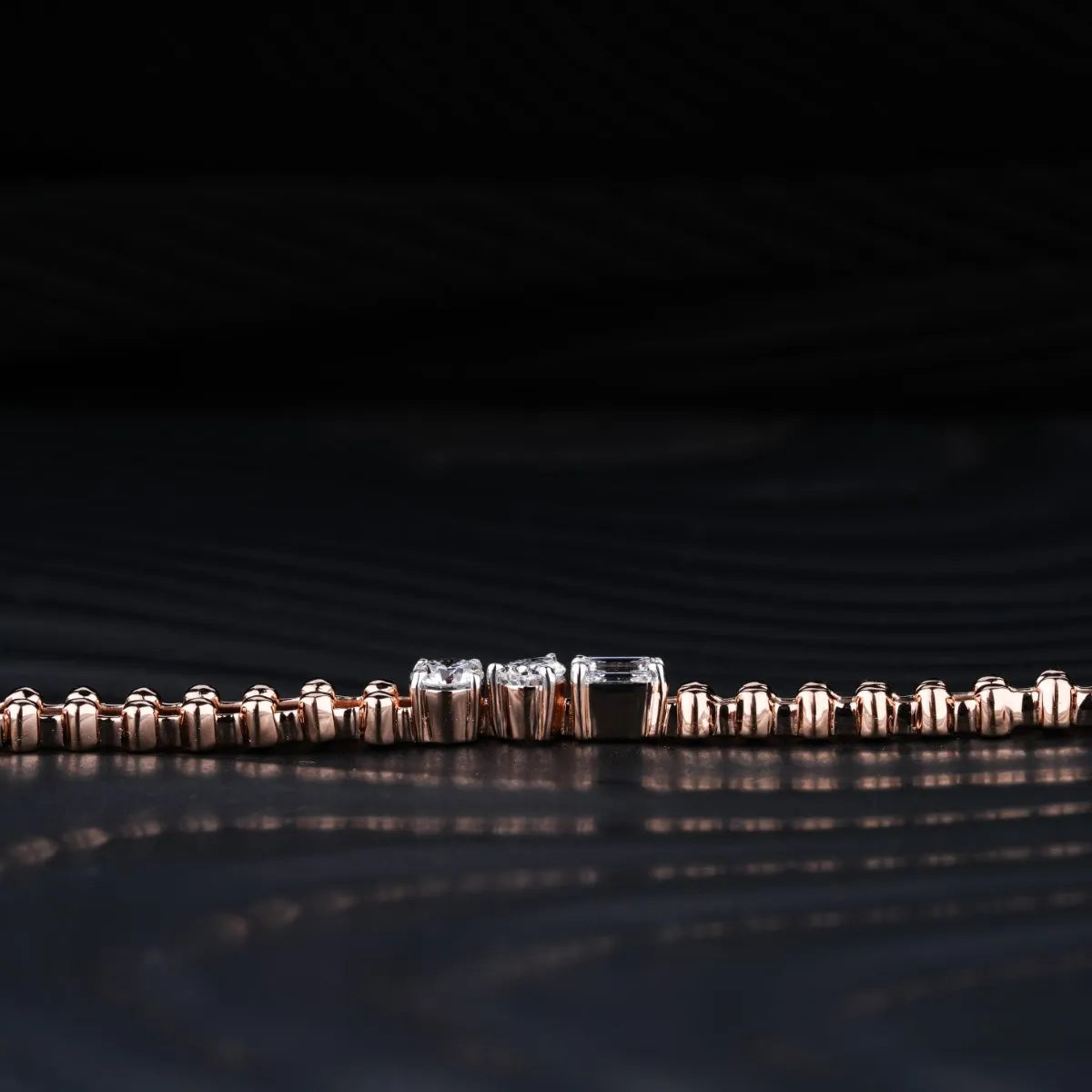 Multi Shape Diamond Trio Bracelet | Earthly Jewels