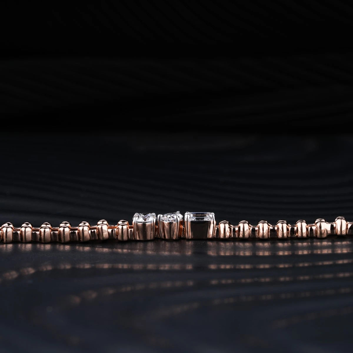 Multi Shape Diamond Trio Bracelet | Earthly Jewels