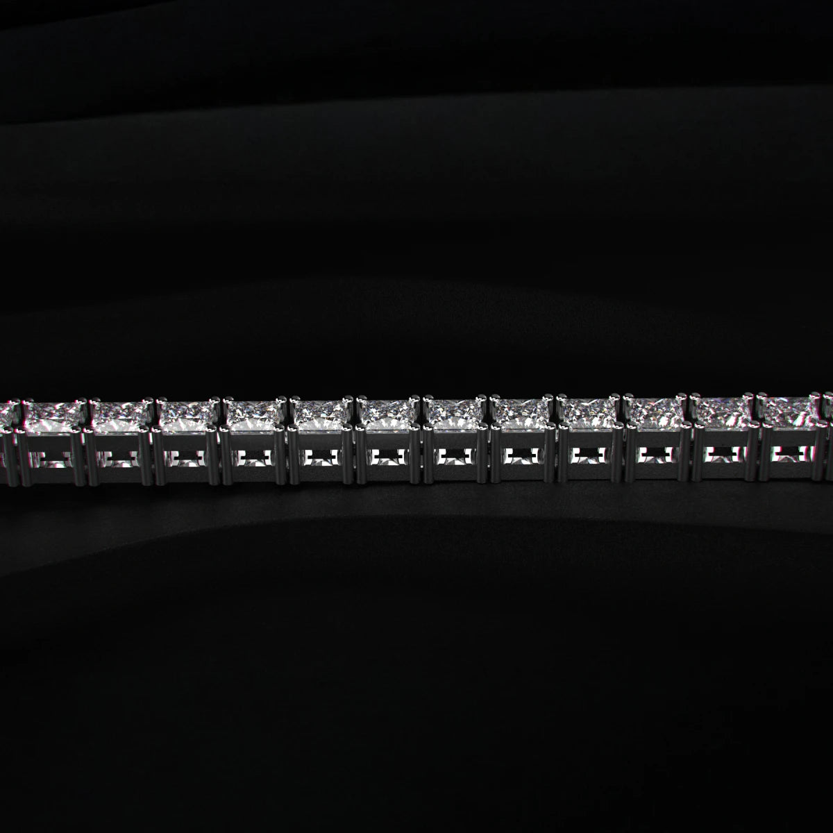 Princess Diamond Tennis Bracelet | Earthly Jewels