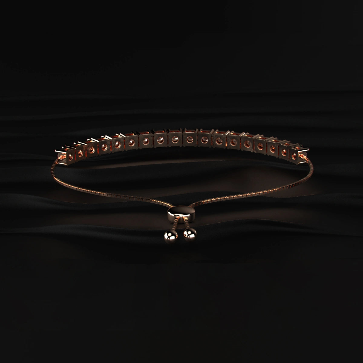 Round Diamond Tennis Bracelet