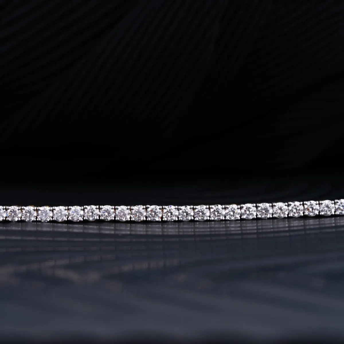 Classic 0.09 Pointer Tennis Bracelet | Earthly Jewels