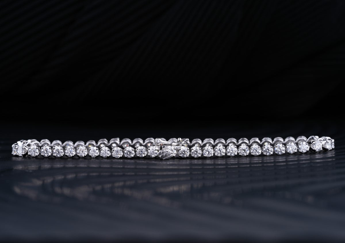 Crown 0.16 Pointer Tennis Bracelet | Earthly Jewels