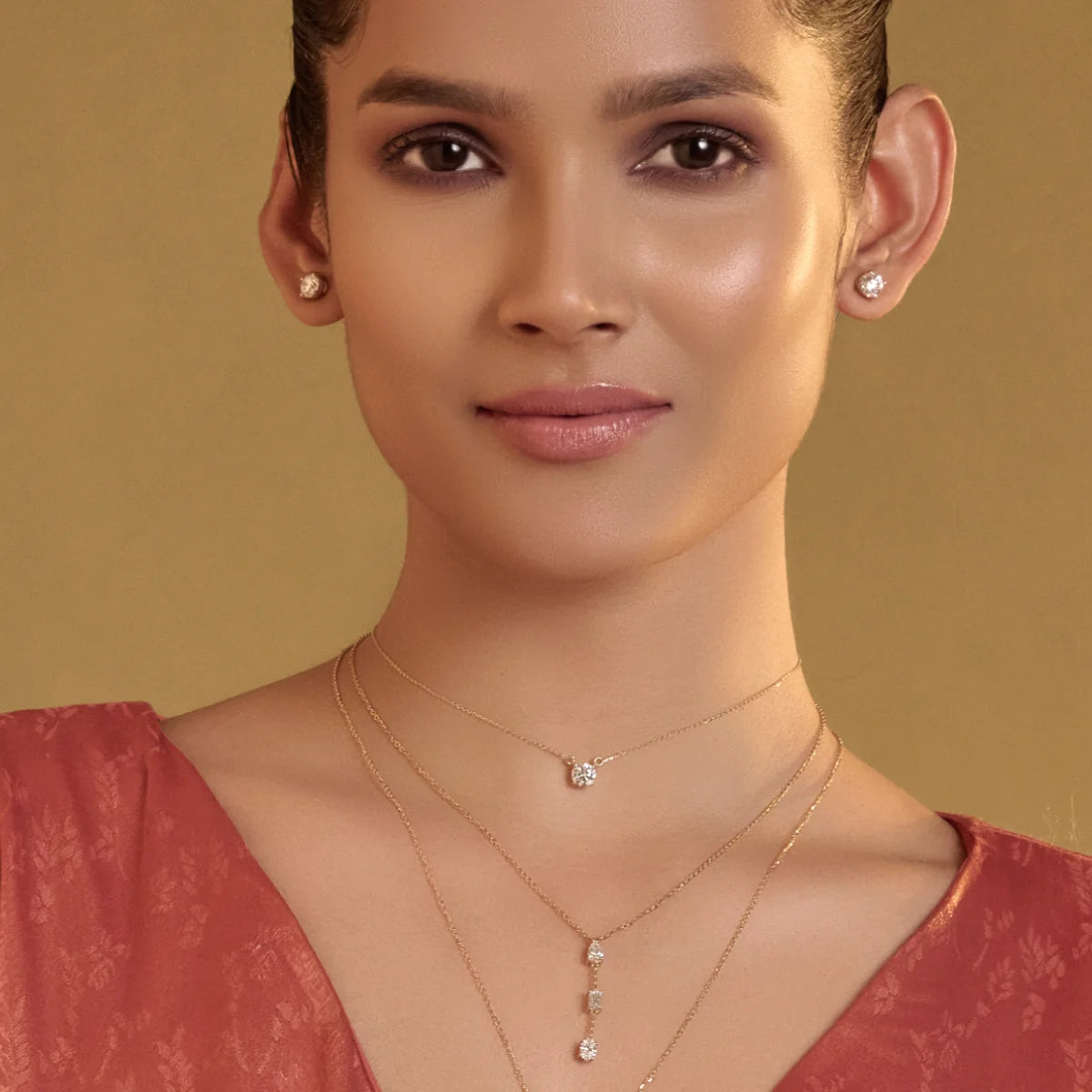 1ct Round Diamond Solitaire Necklace | Earthly Jewels