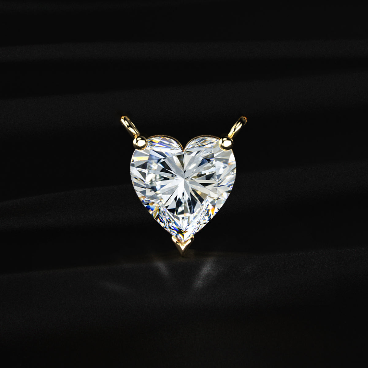 Heart Shaped Solitaire Necklace | Earthly Jewels