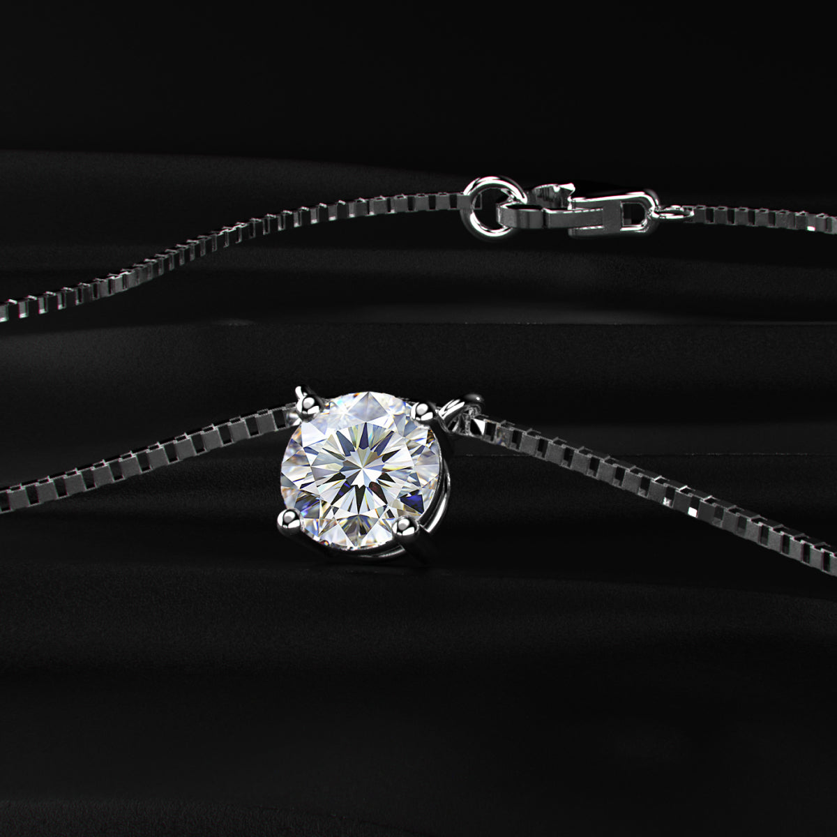 0.5Ctw Dazzling Solitaire Bloom Necklace | Earthly Jewels
