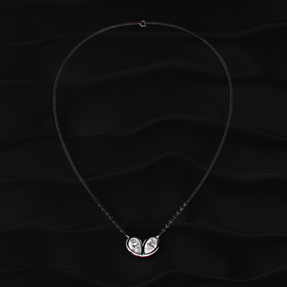 Two Pear Shape Heart Love Mangalsutra