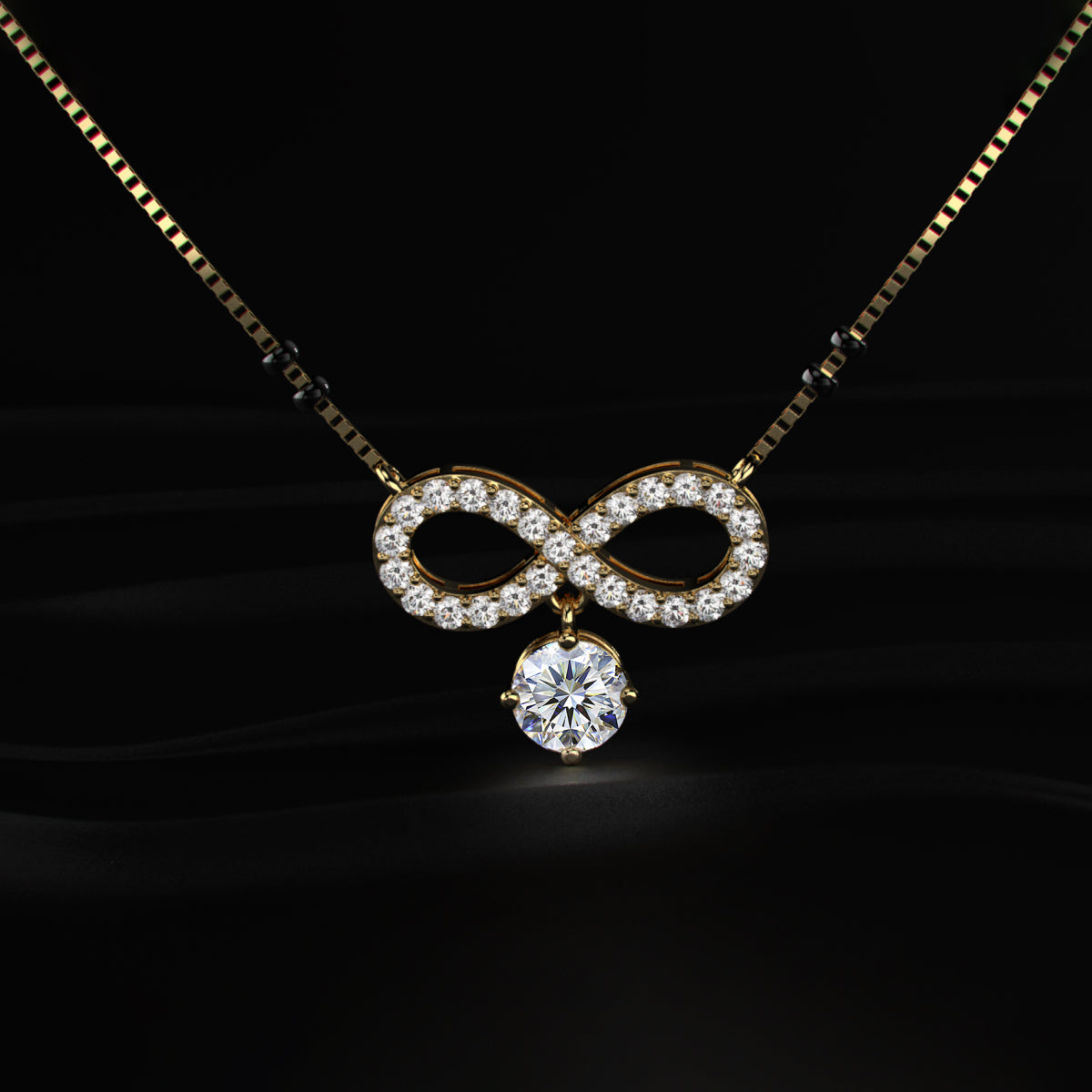 Infinity Diamond Mangalsutra
