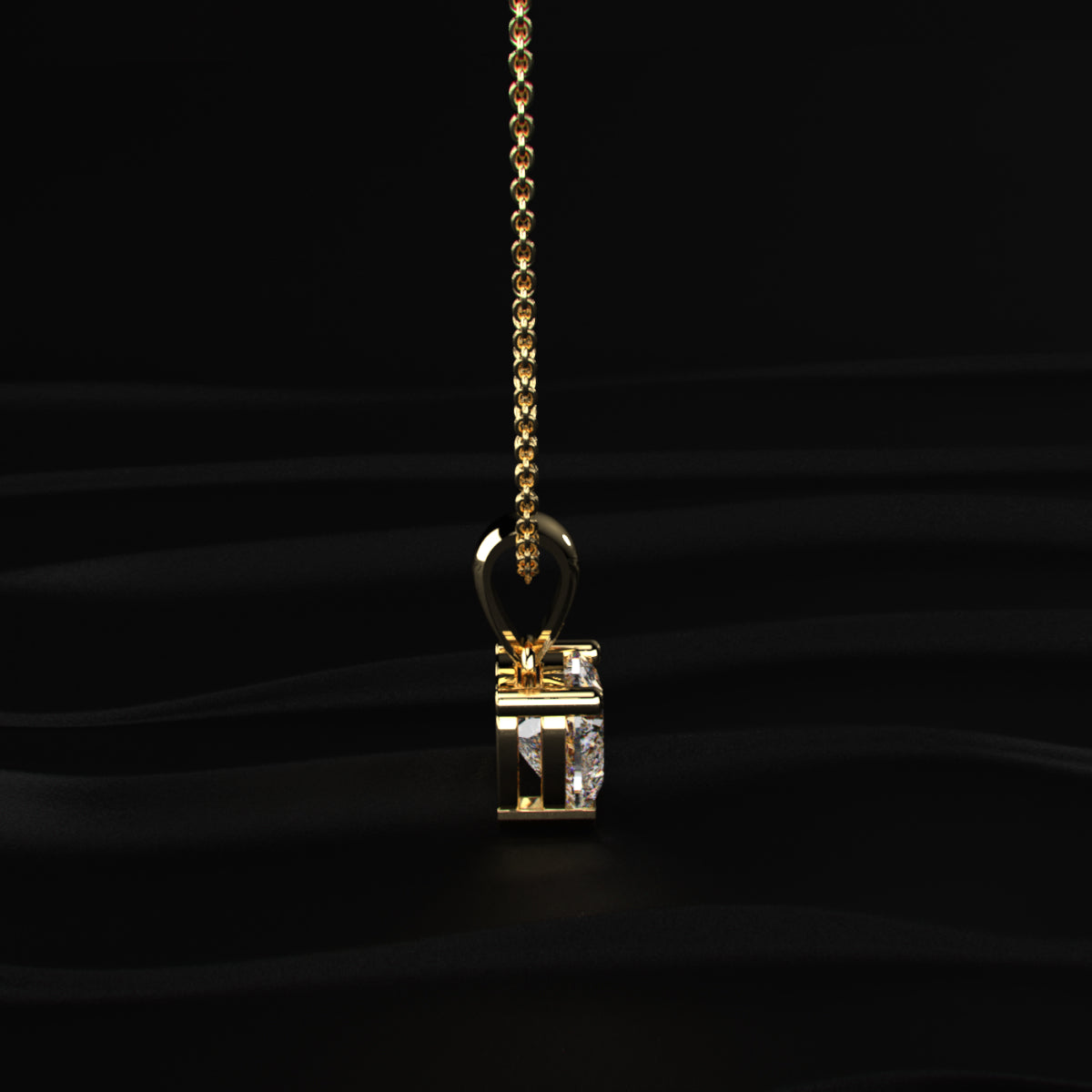 Heart Shaped Solitaire Pendant | Earthly Jewels