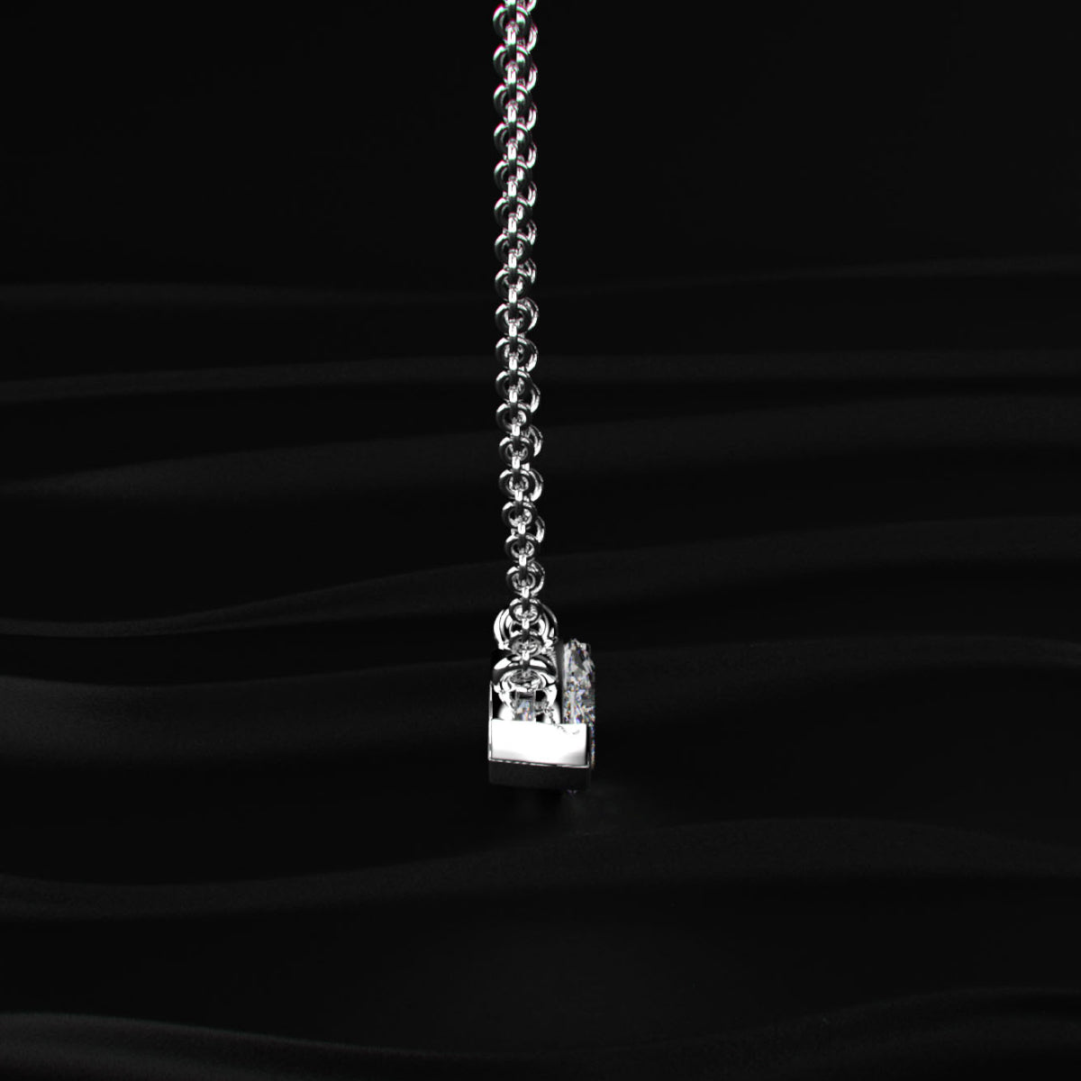 East West Marquise Solitaire Necklace | Earthly Jewels