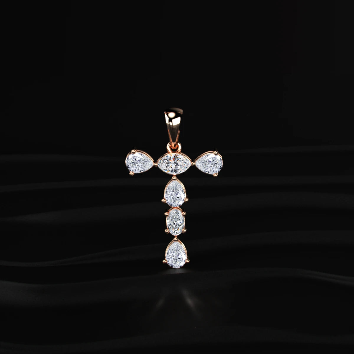 T Alphabet Diamond Pendant | Earthly Jewels