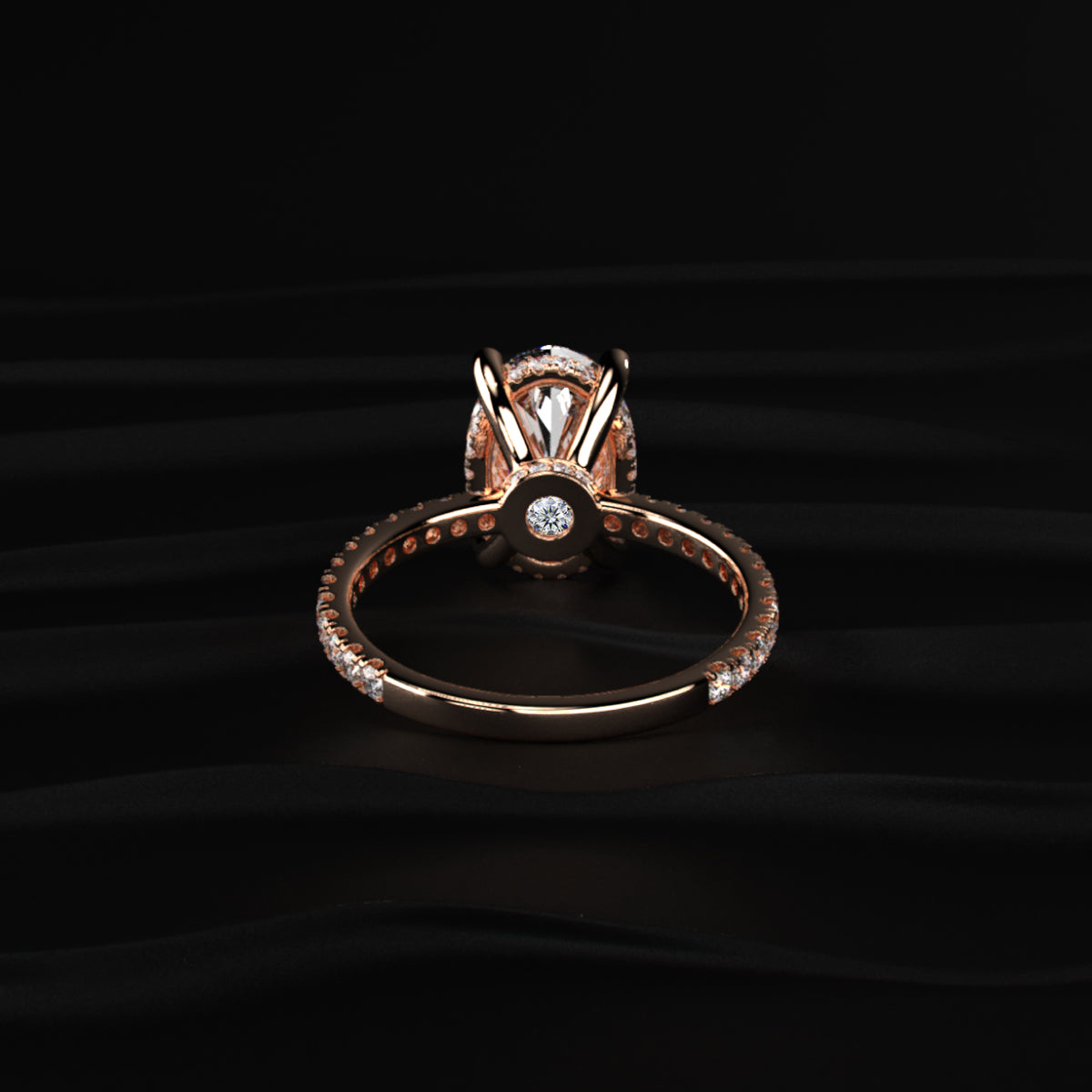 3Ct Oval Diamond Ring | Earthly Jewels