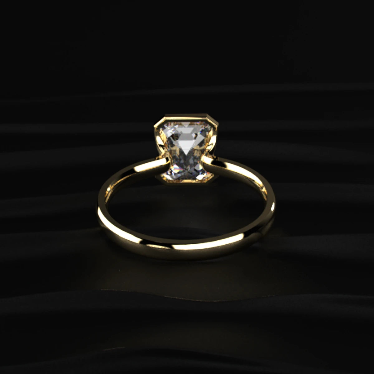 2 Carat Radiant Cut Engagement Ring | Earthly Jewels