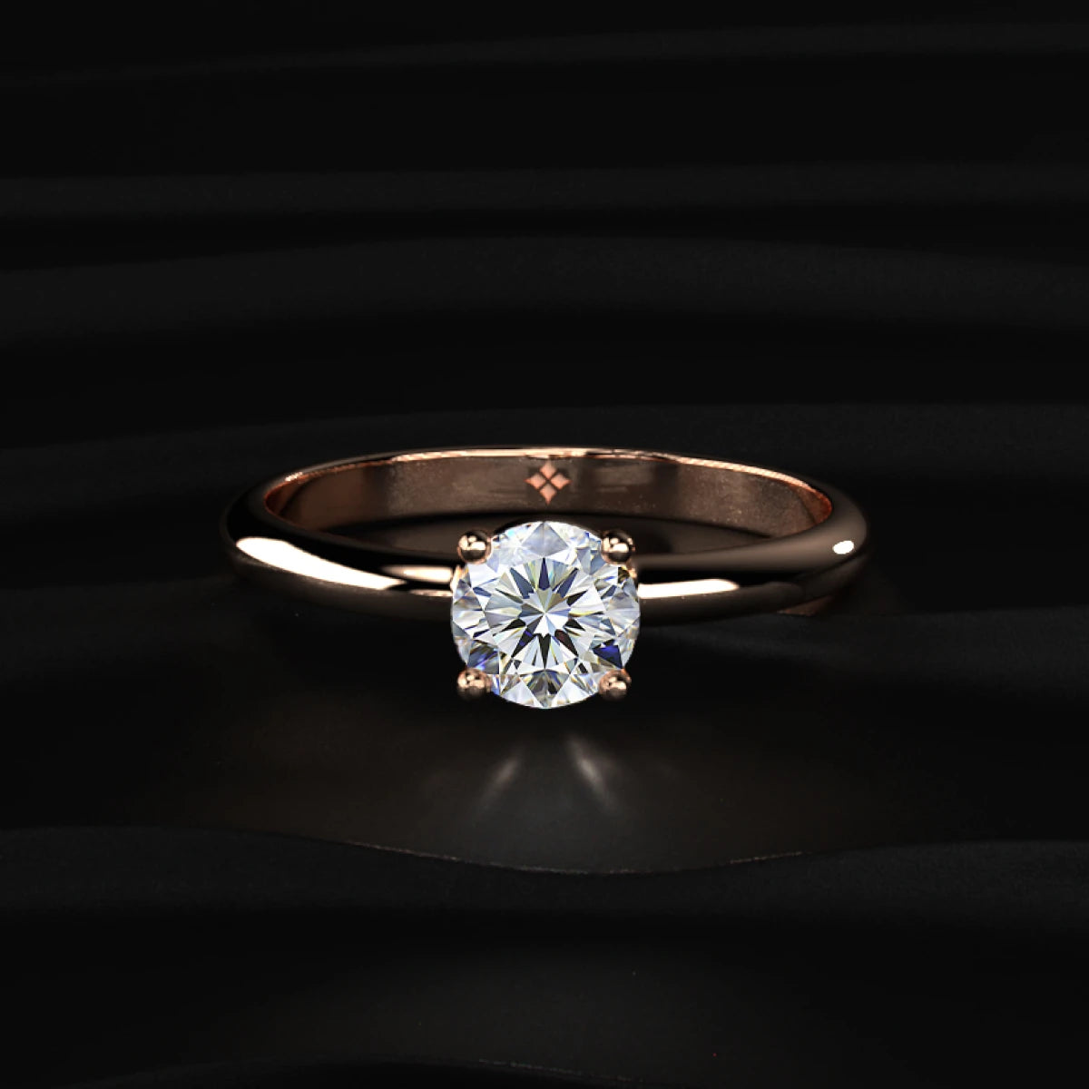 Round Shape Solitaire Ring | Earthly Jewels
