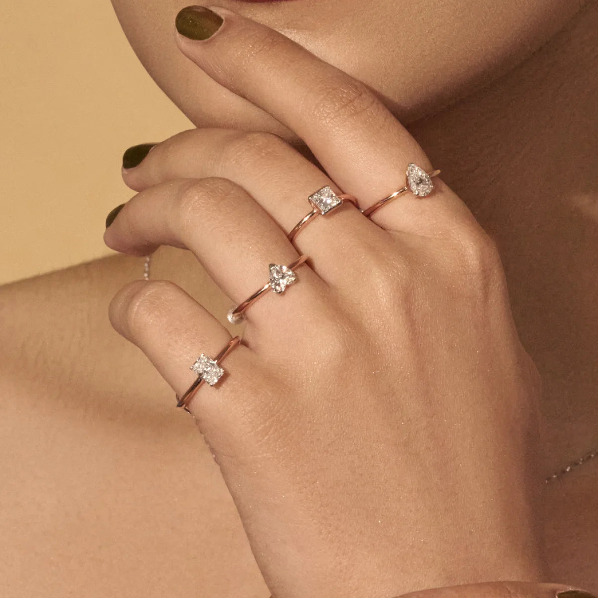 Heart Shape Solitaire Ring | Earthly Jewels