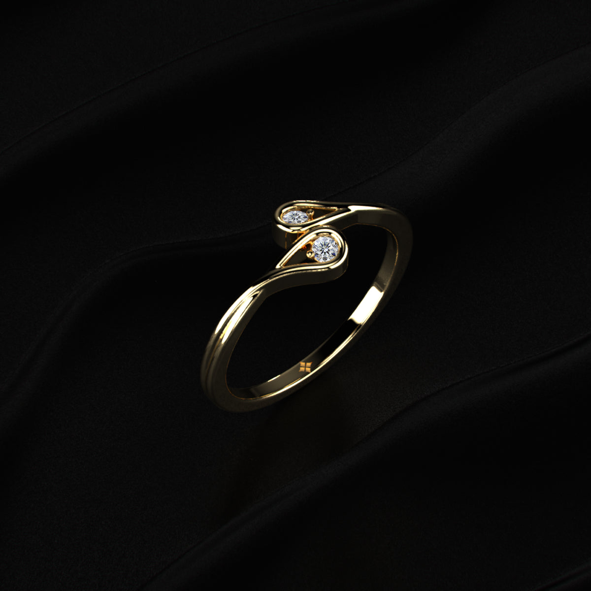 Round Diamond Infinity Band | Earthly Jewels