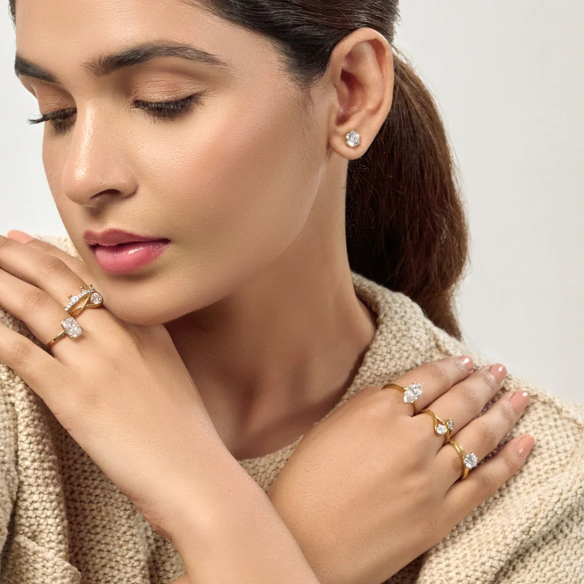 Round Diamond Infinity Band | Earthly Jewels