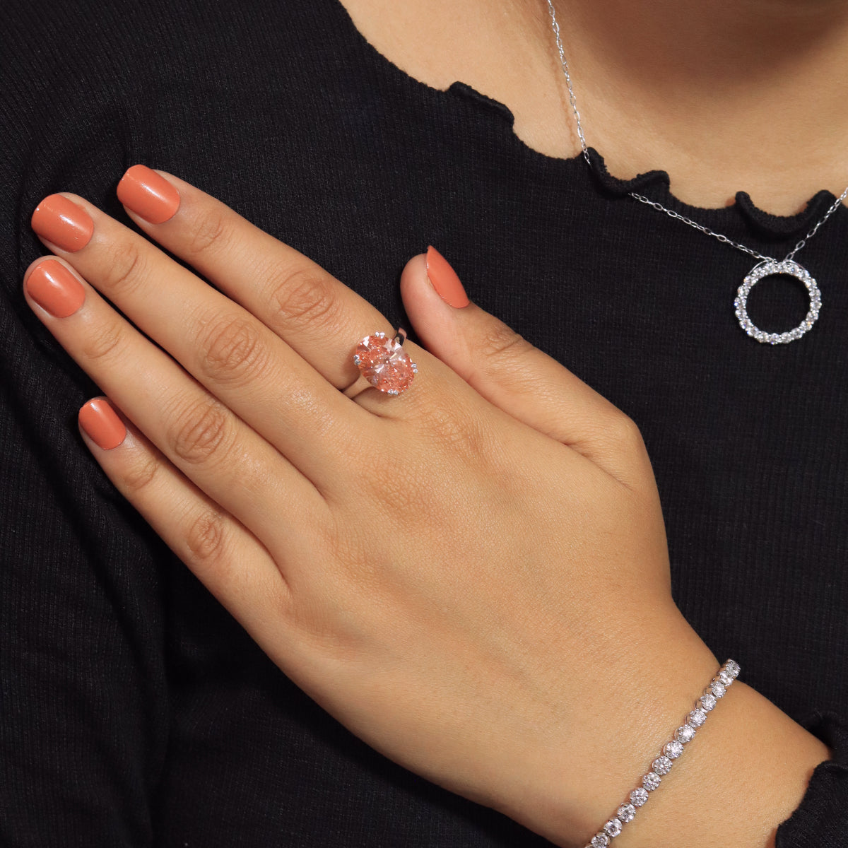 6 Ct Oval Solitaire Ring With Double Prong Set | Earthly jewels