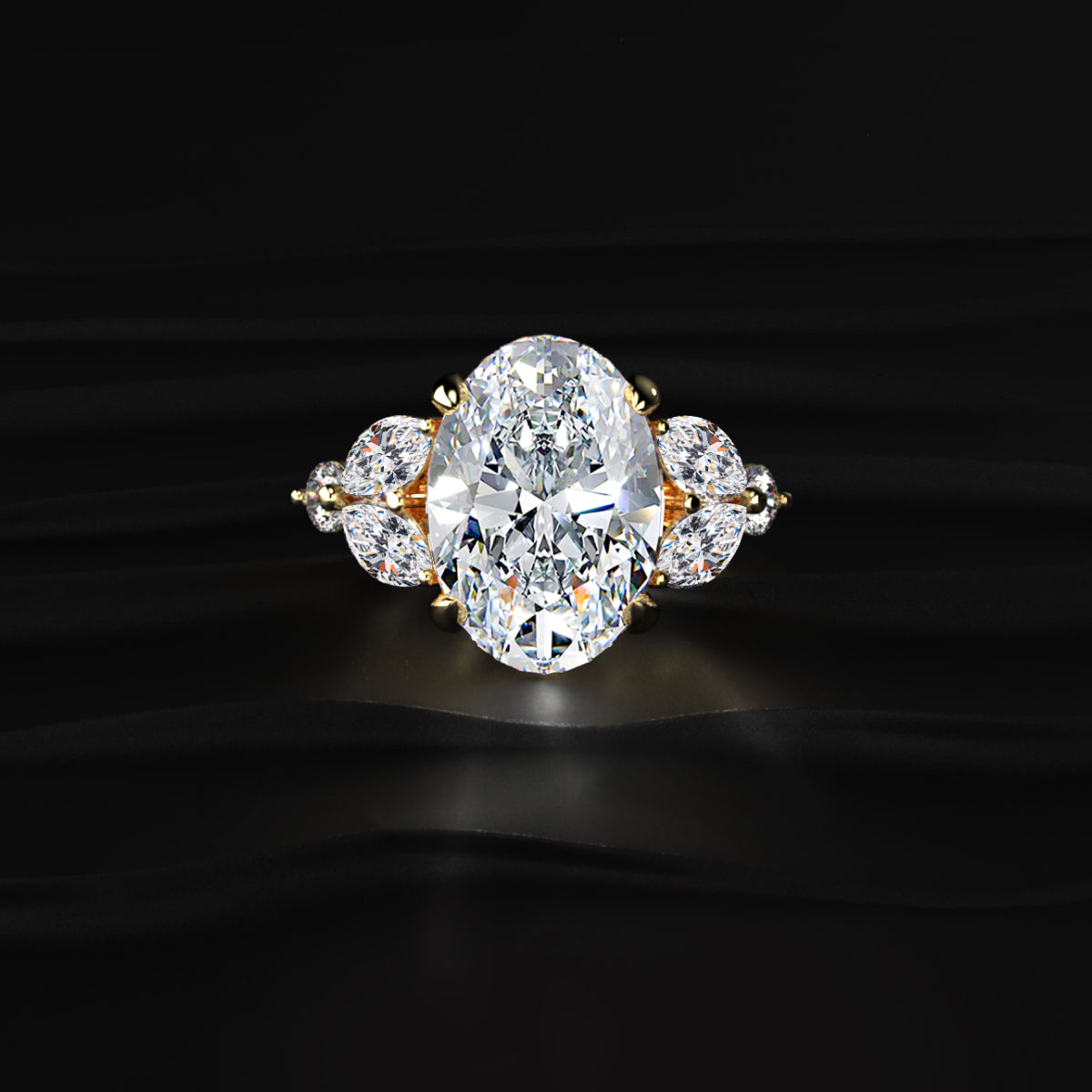 The Sovereign Oval Solitaire Ring