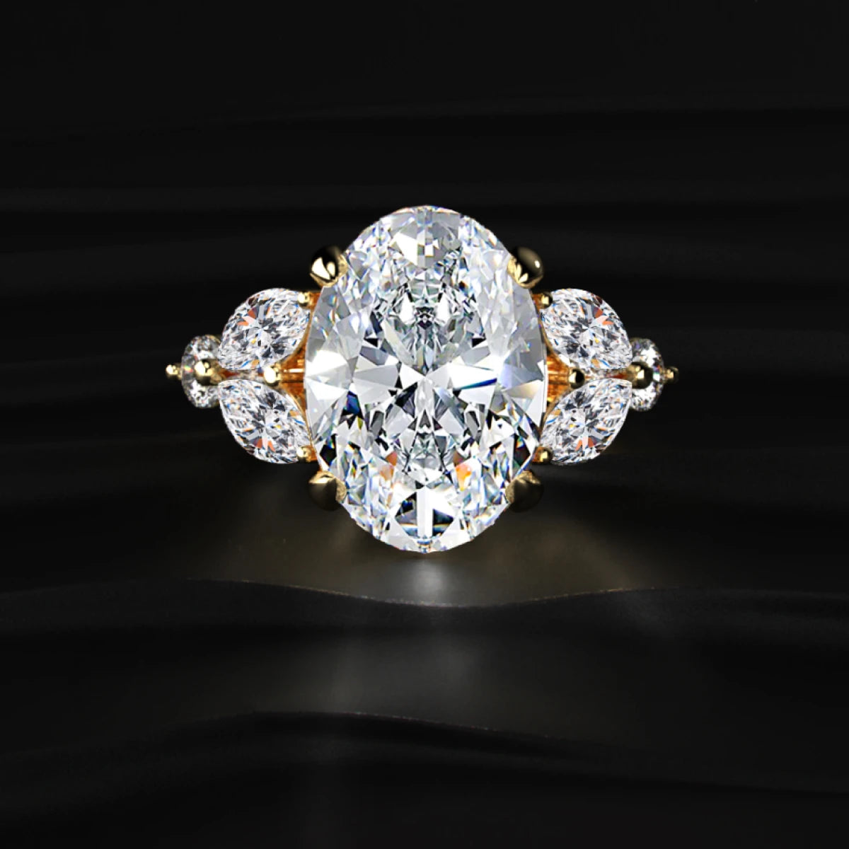 The Sovereign Oval Solitaire Ring | Earthly Jewels