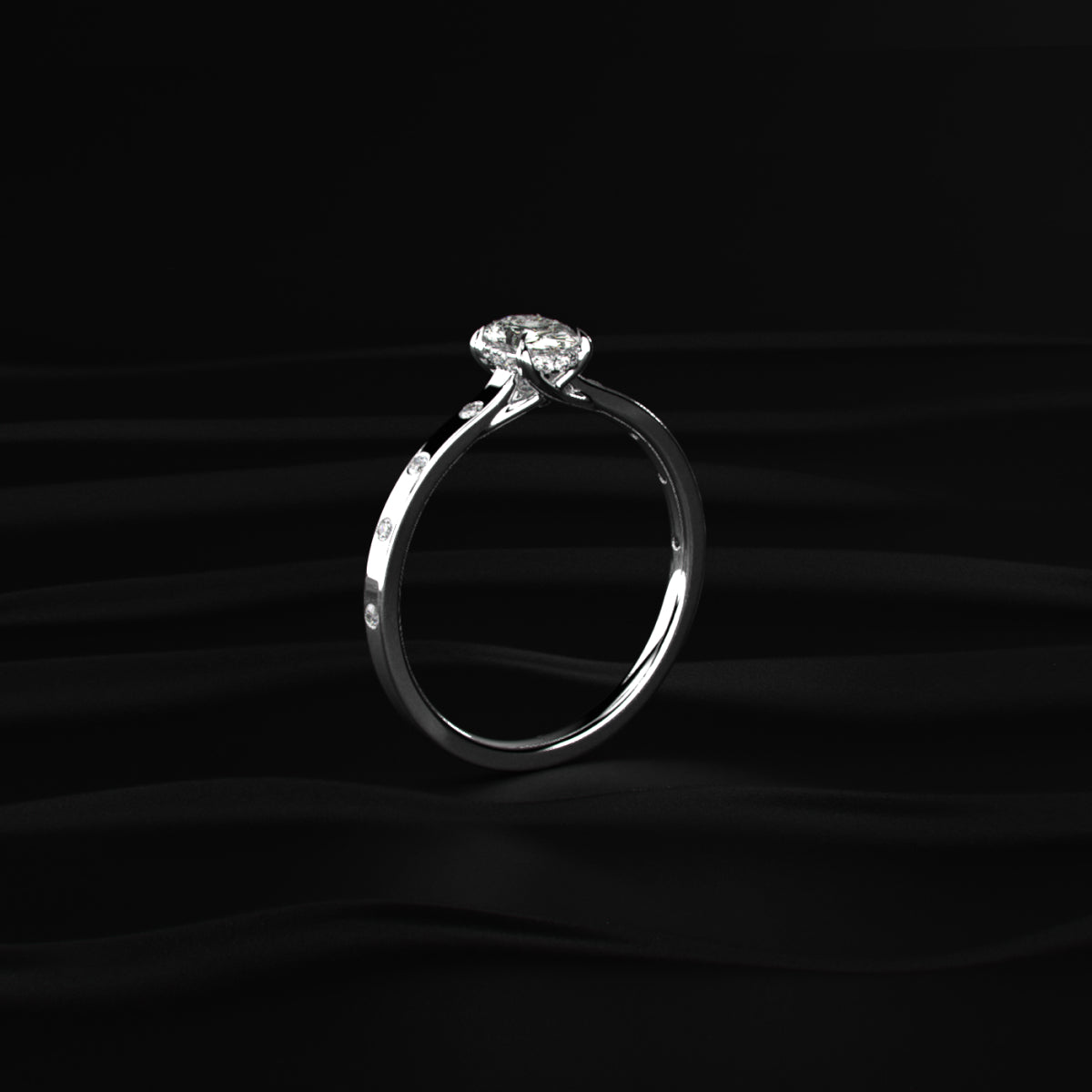 Oval Cut Diamond Ring
