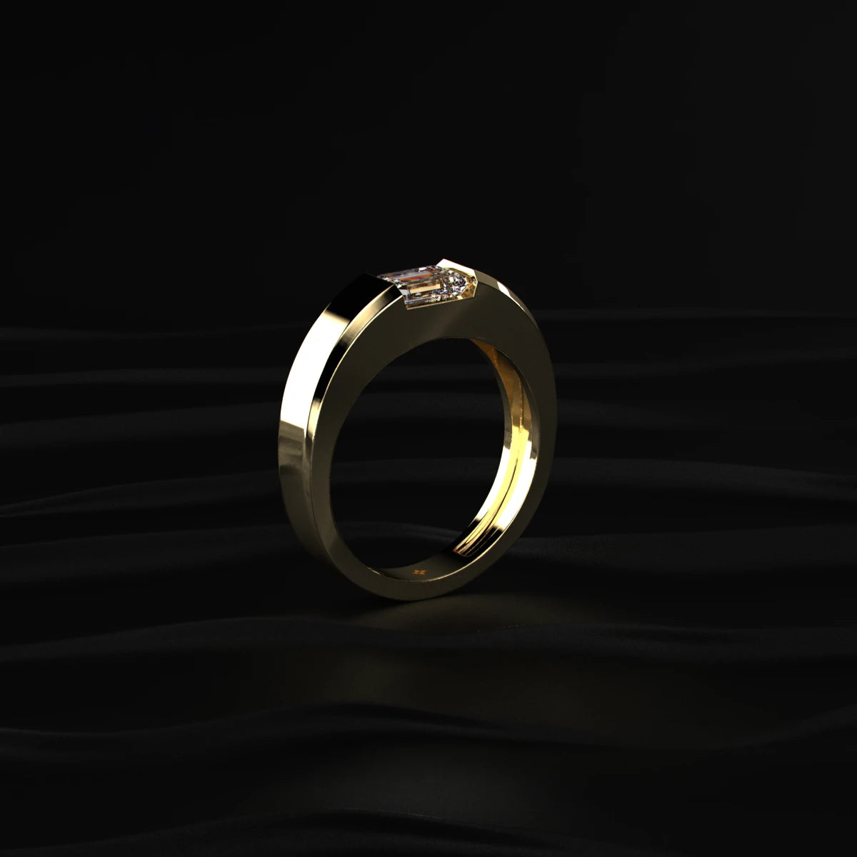 Emerald Cut Diamond Ring