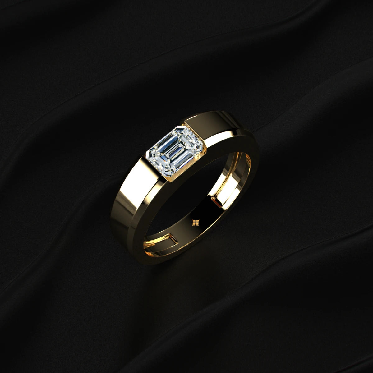 Men's diamond ring