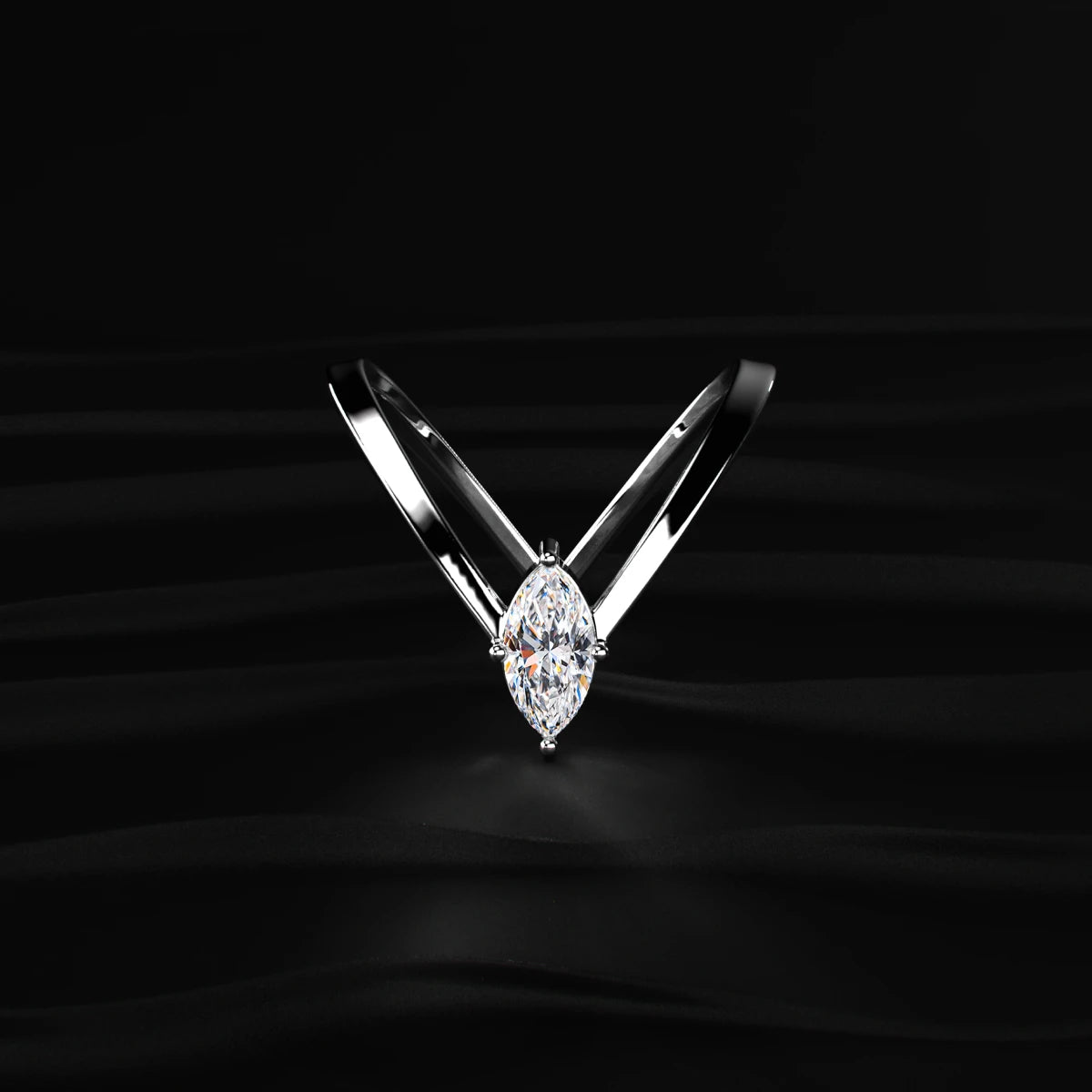 marquise cut diamond ring