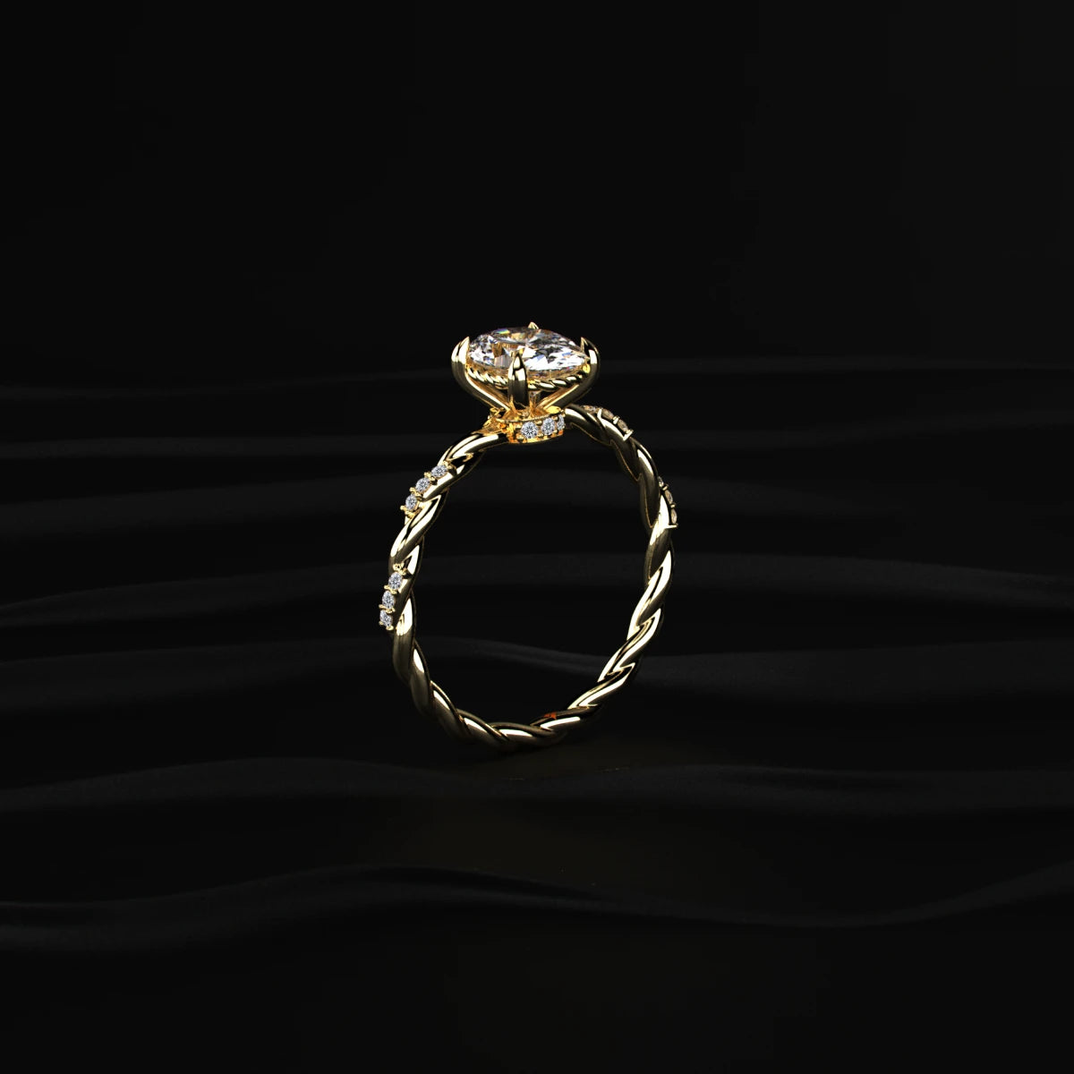 Oval Diamond ring