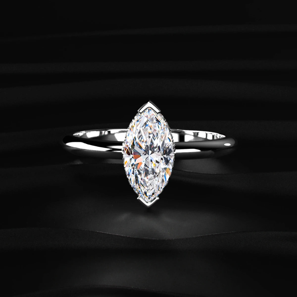 Marquise Cut Diamond Ring