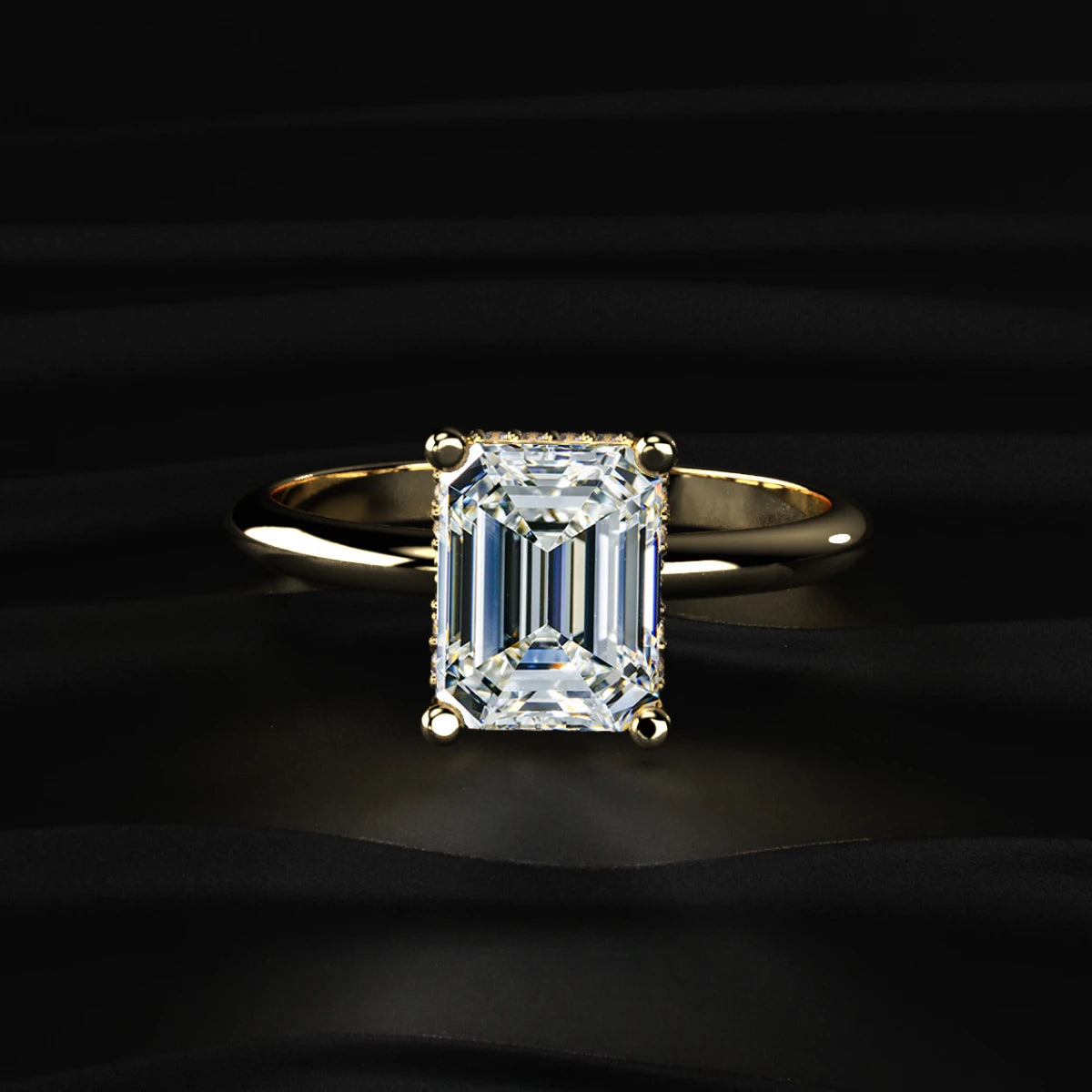 Emerald Cut Diamond Ring