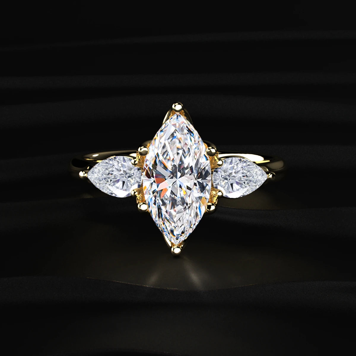 Marquise Cut Diamond Ring