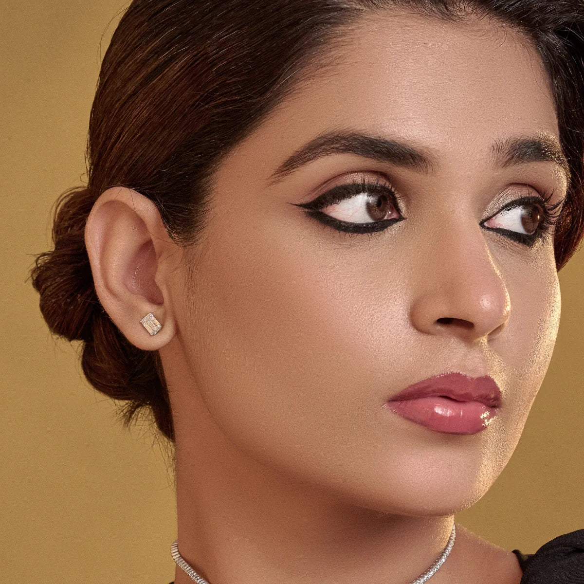 Emerald Diamond Earrings | Earthly Jewels