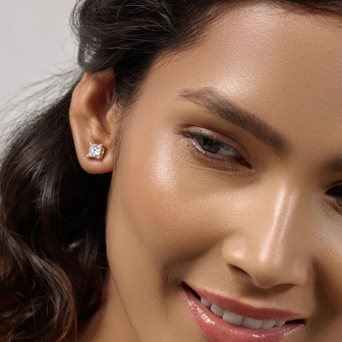 2ct Princess Cut Diamond Earrings | Earthly Jewels