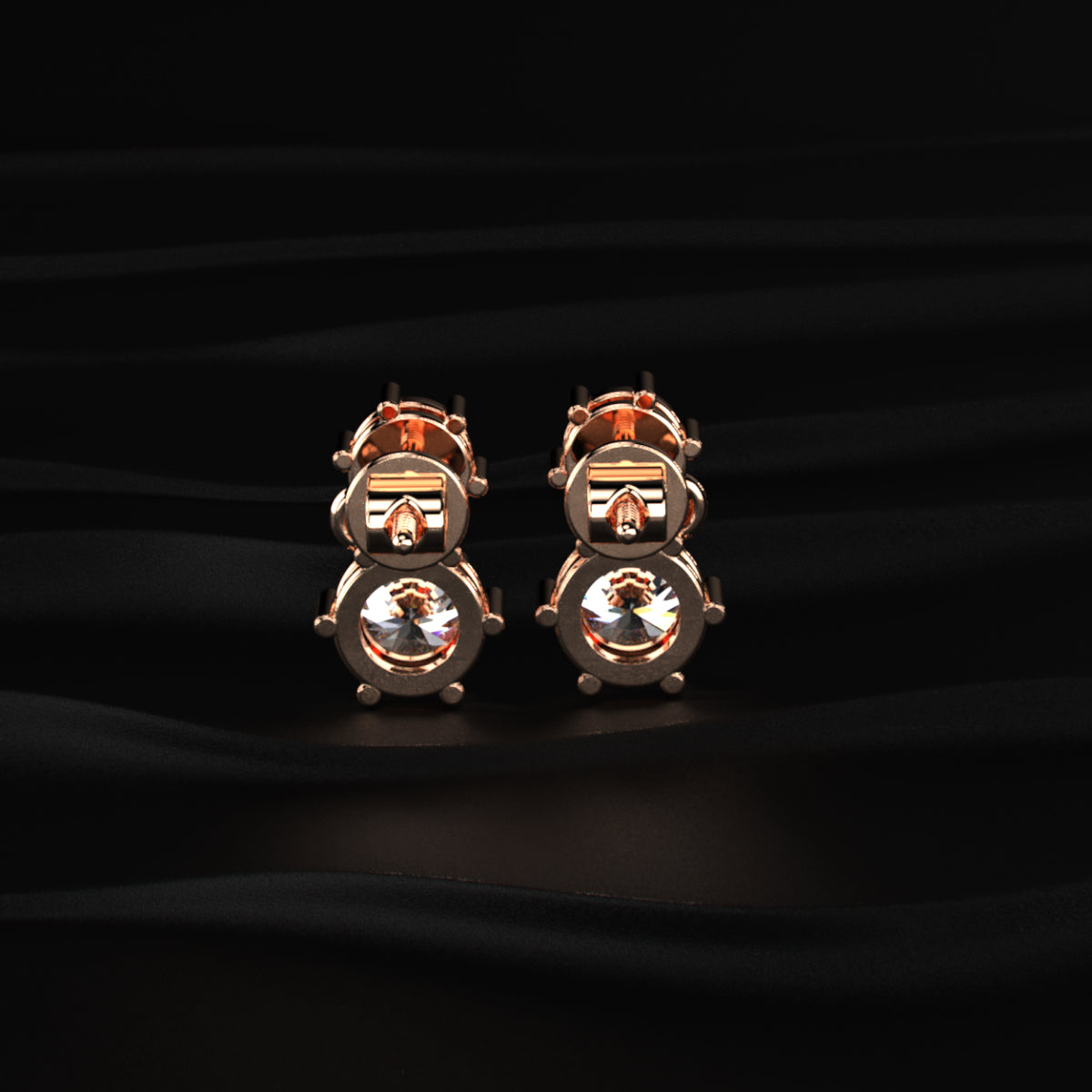 Double Stone Earrings | Earthly Jewels