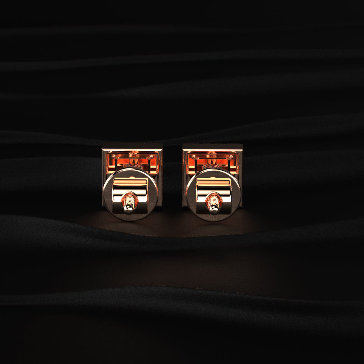 Princess Cut Halo Diamond Earrings | Earthly Jewels