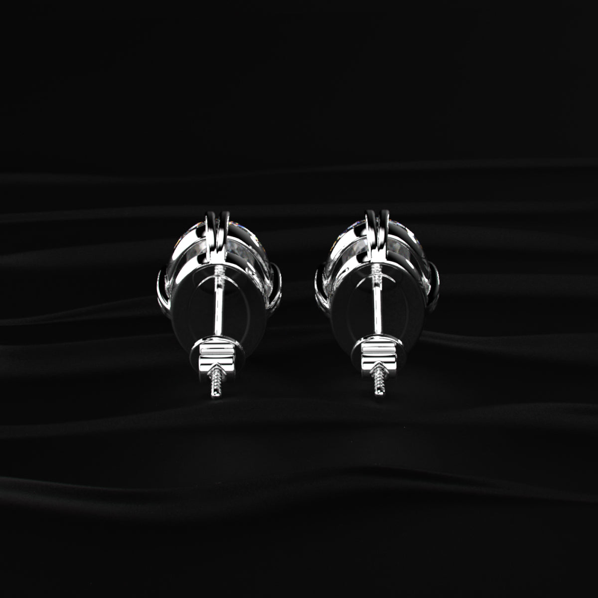 5 Ct Oval Diamond Stud Earrings | Earthly Jewels