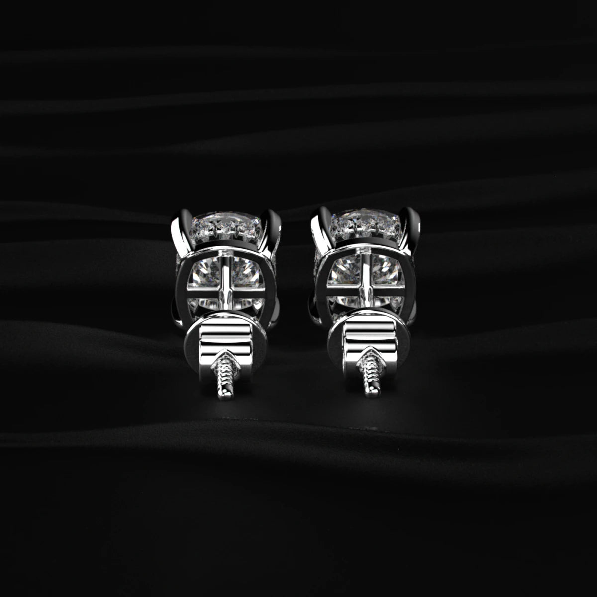 Cushion Cut Diamond Studs