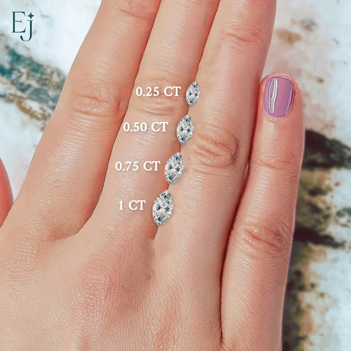 Lab Grown Marquise Cut Diamond | Earthly Jewels