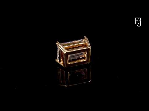 12 Carat Emerald Cut Solitaire Pendant