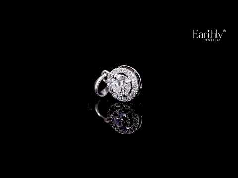 Round Halo Pendant | Earthly Jewels