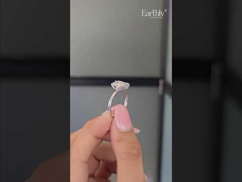 تحميل الفيديو: Oval And Pear Solitaire Floral Toi Et Moi Ring | Earthly Jewels