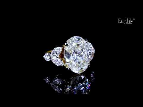 Load video: The Sovereign Oval Solitaire Ring | Earthly Jewels