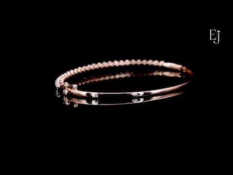 Classic Tennis Diamond Bangle Bracelet | Earthly Jewels
