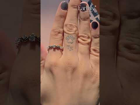 Load video: Full Circle Diamond Eternity Ring | Earthly Jewels
